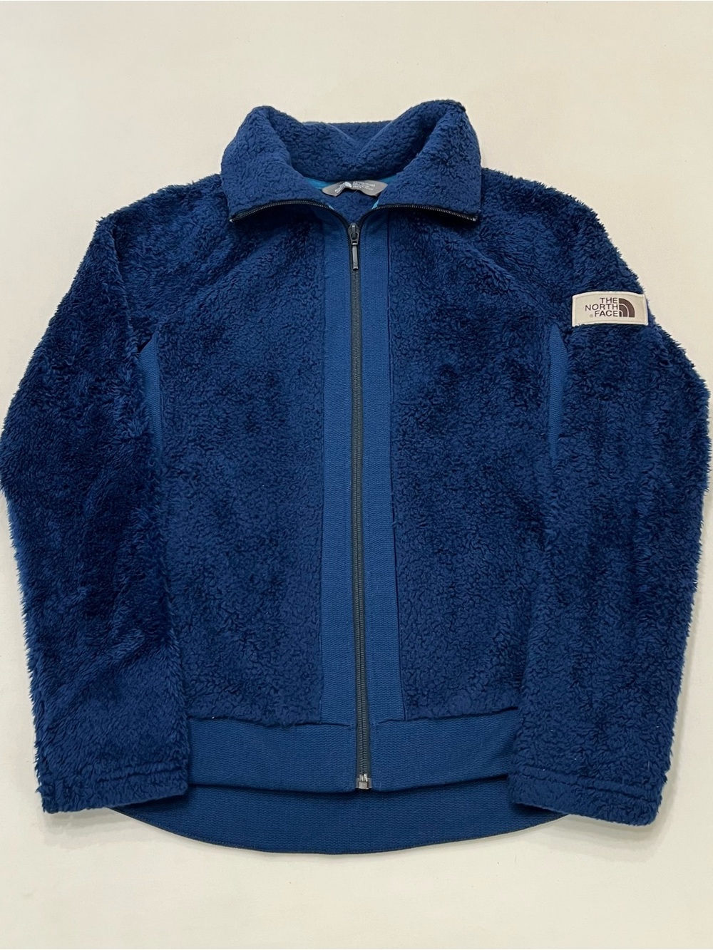 The North Face Furry Fleece Full Zip Jacket Sz XS Y2K Gorpcore Cozy Soft Outdoor